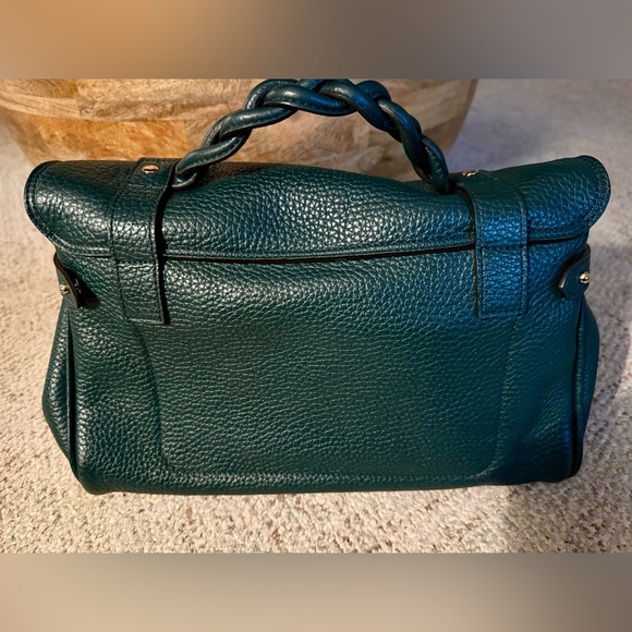 Mulberry Green heavy grain Alexa satchel - Picture 4 of 16